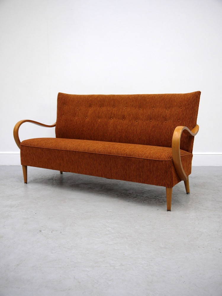 Danish Bentwood Upholstered Sofa two columbia roadtwo columbia road