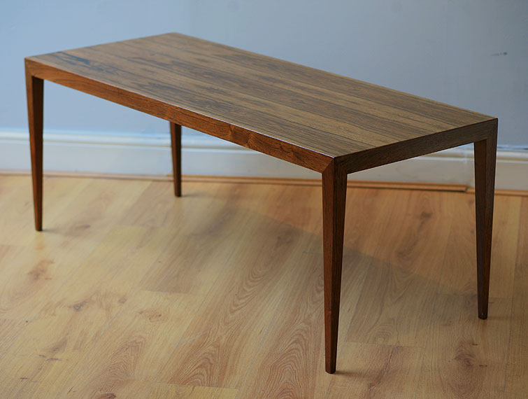 Large rosewood Hasslev table