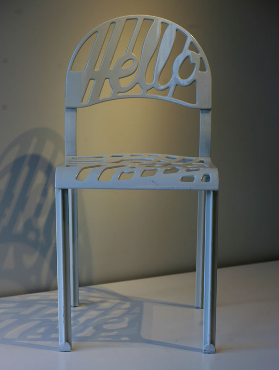 ‘hello there’ chair