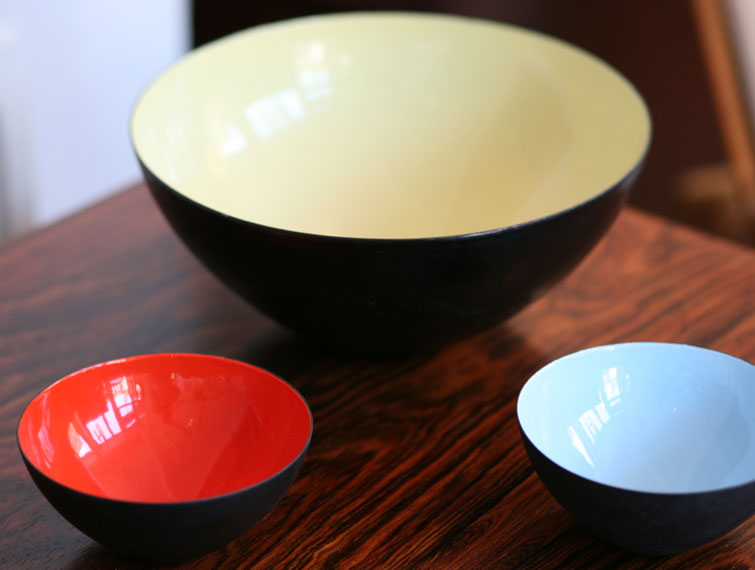krenit bowls-herbert krenchel-vintage table ware