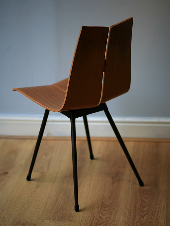 Teak and metal desk chair – Hans Bellman