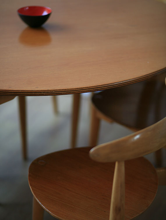 Dining Table & Six ‘heart’ Chairs – Hans Wegner