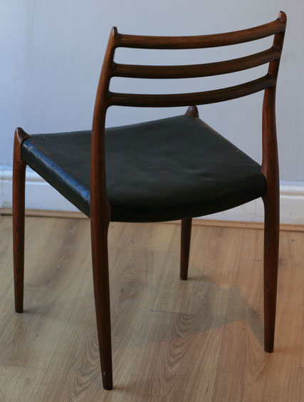 J.L. Moller Rosewood Chair