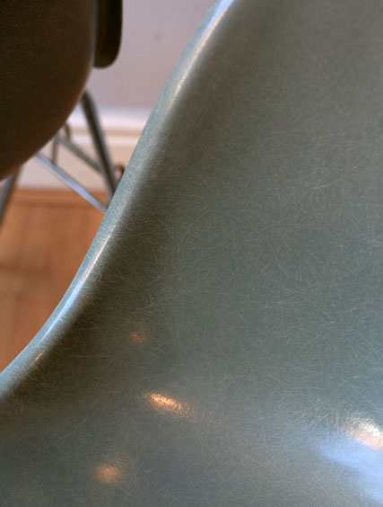 Charles Eames Fiberglass Shell Chair Seafoam