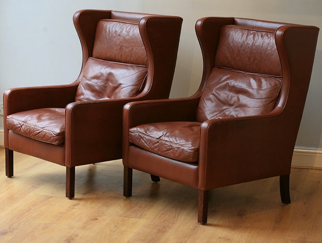 Pair of highback chairs