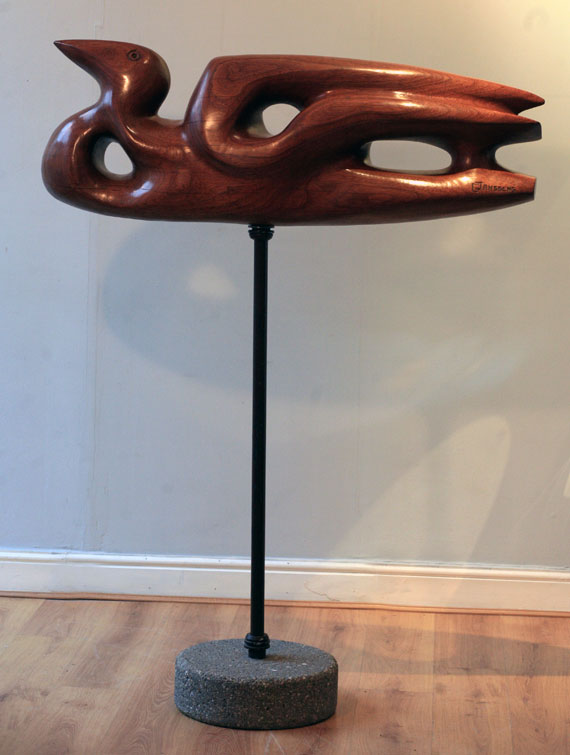 Carved Bird – Harwood Sculpture