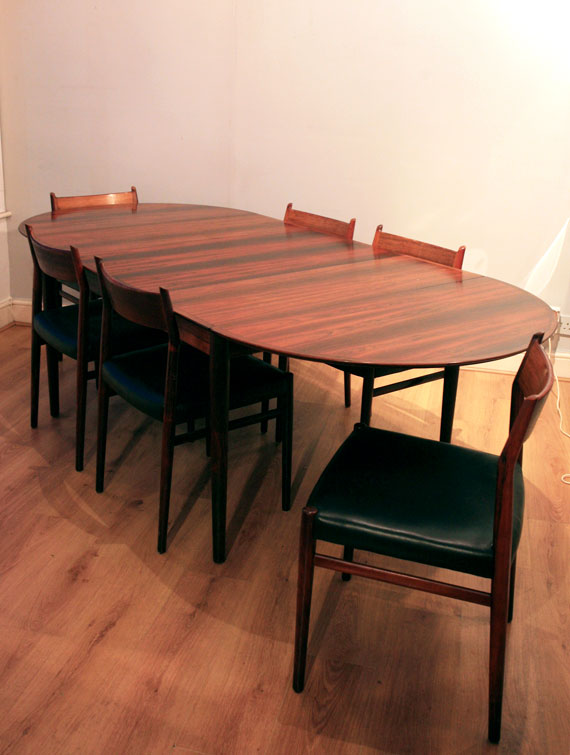 arne vodder-sibast-the modern warehouse-dulwich fair-finn juhl table