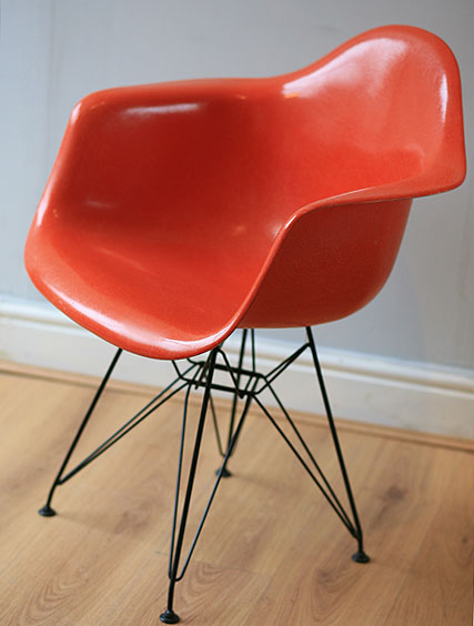vintage shell chairs- herman miller shells-fiberglass chairs