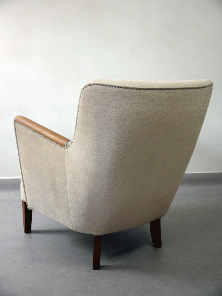 Danish – Pair of Upholstered Armchairs