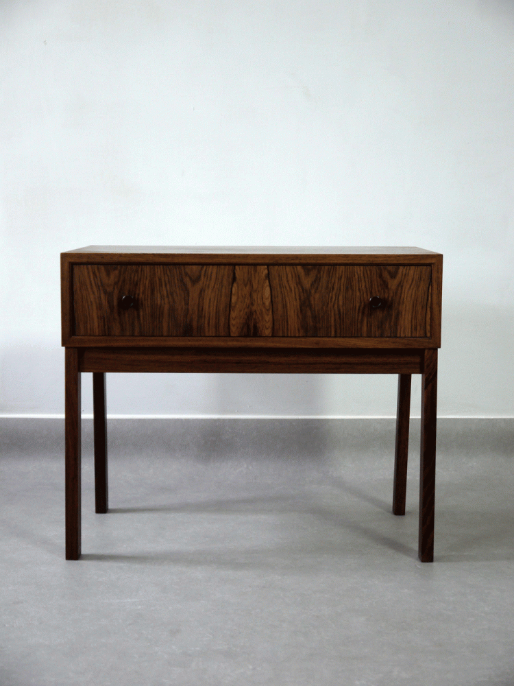 Danish – Rosewood Side Table with Drawer