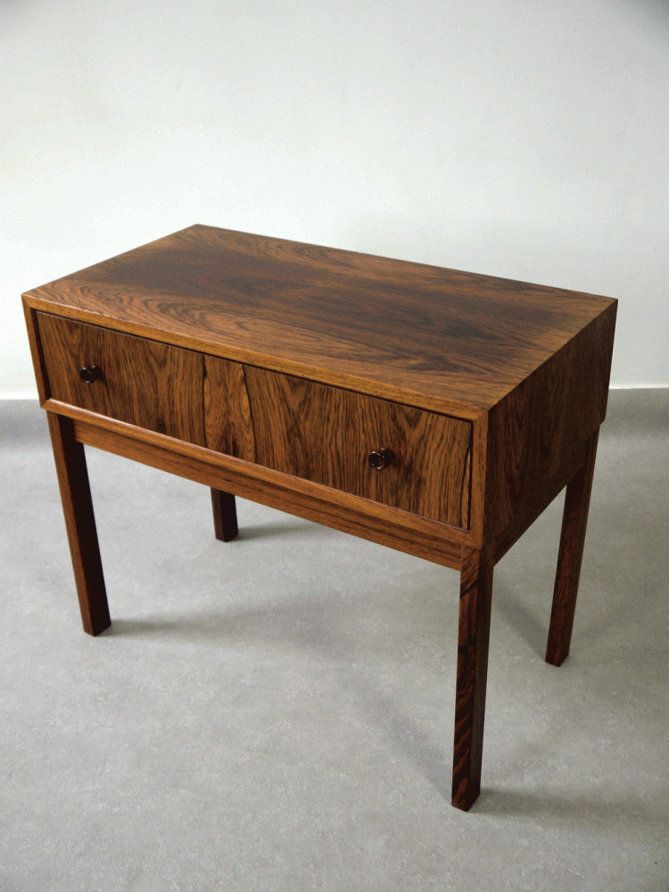 Danish – Rosewood Side Table with Drawer