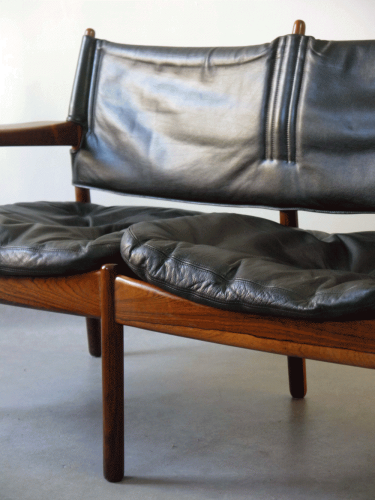 Gunner Mystrand – Rosewood and Leather Sofa