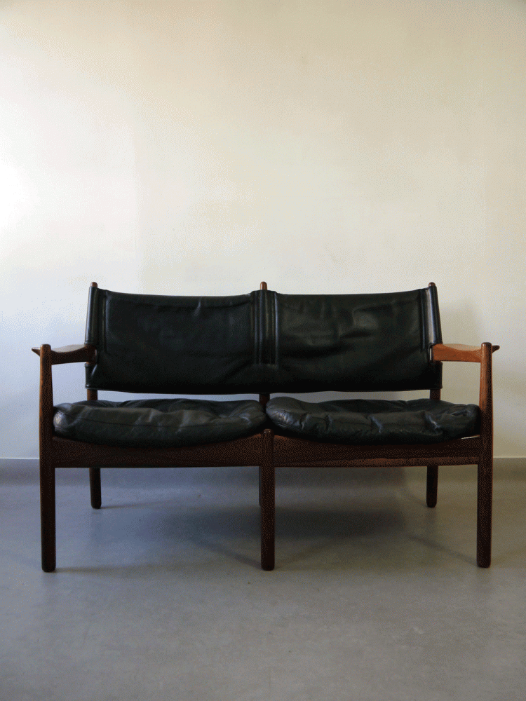 Gunner Mystrand – Rosewood and Leather Sofa