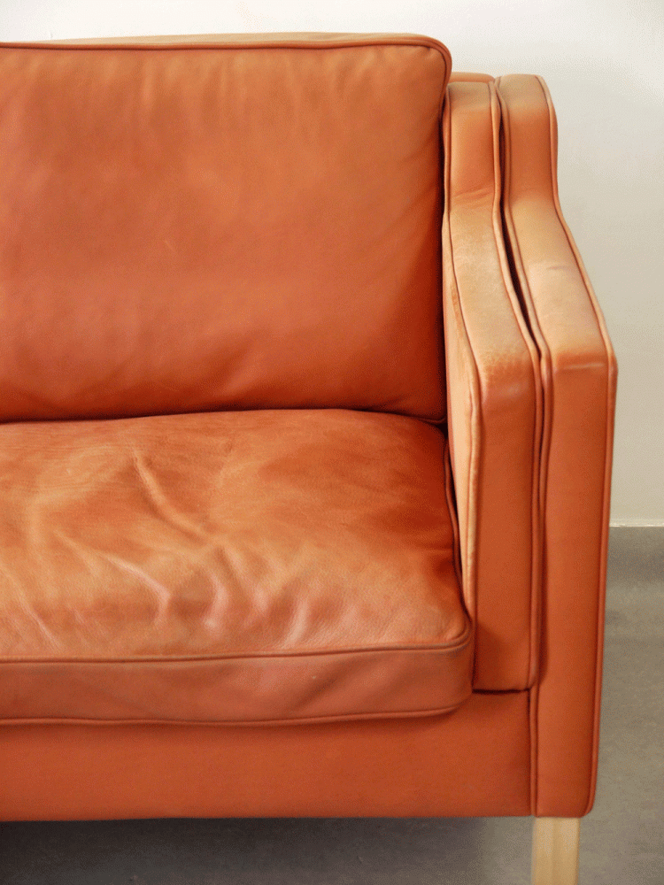 Stouby – Light Tan Two Seat Sofa