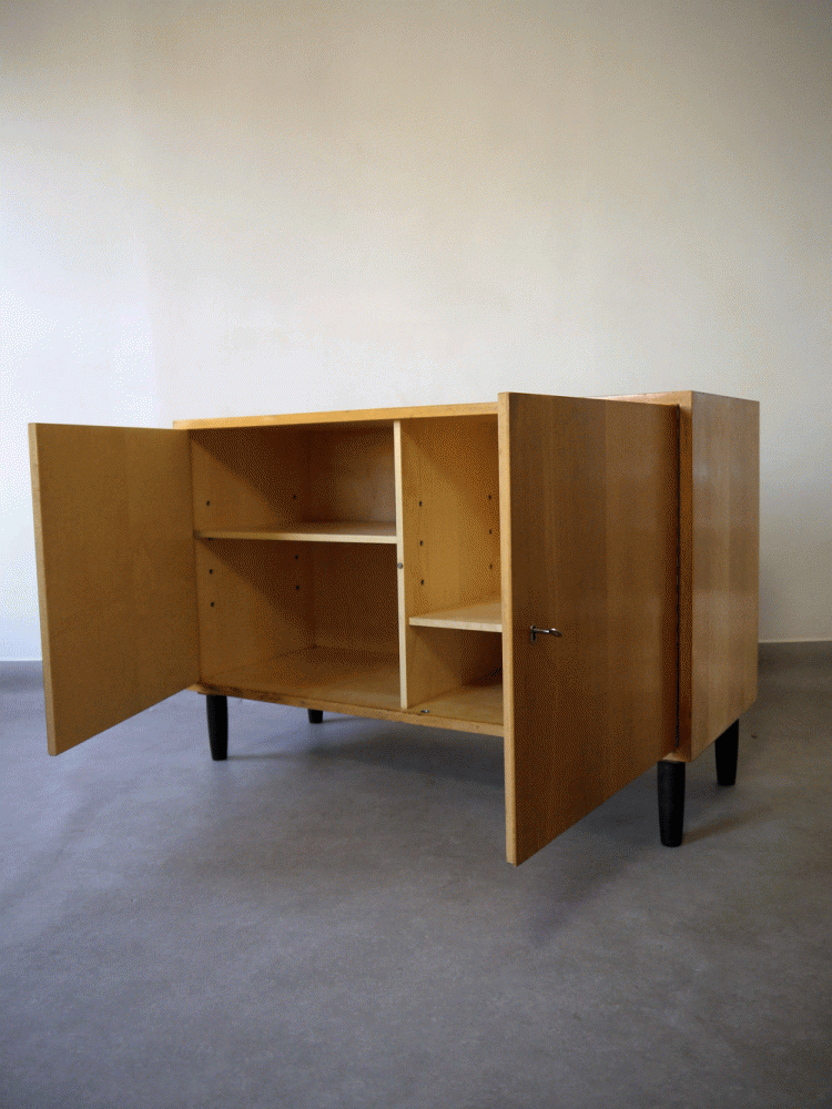 WK Mobel – Large Lockable Birch Cabinet