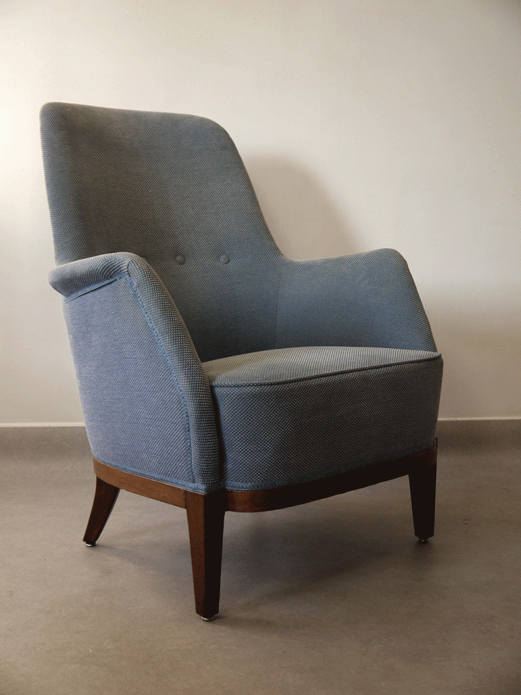 Swedish – Upholstered Organic Armchair