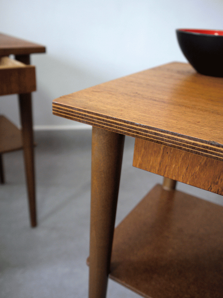 Danish – Pair of Bedside Tables