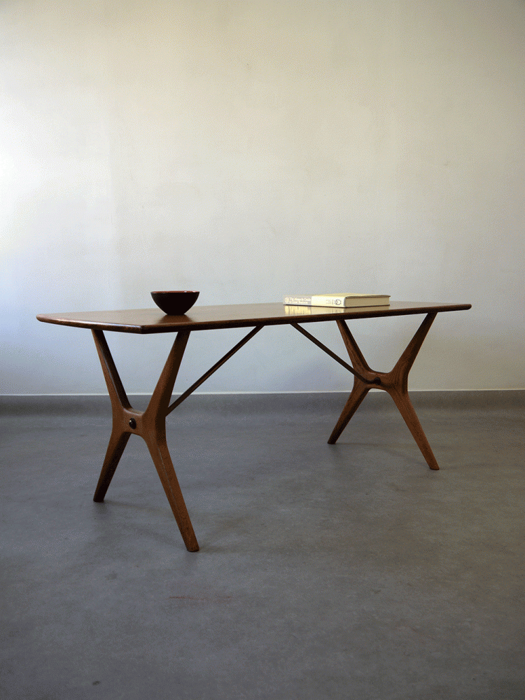 J O Carlssons – Swedish Oak and Brass Coffee Table