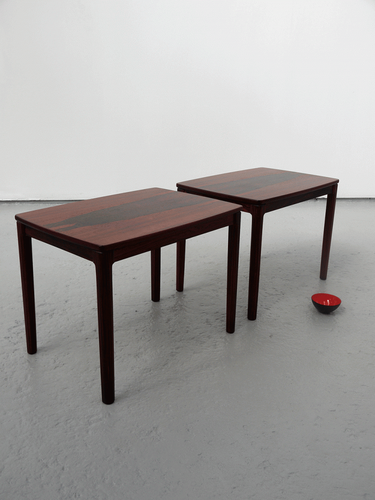 Swedish – Pair of Rosewood Side Tables