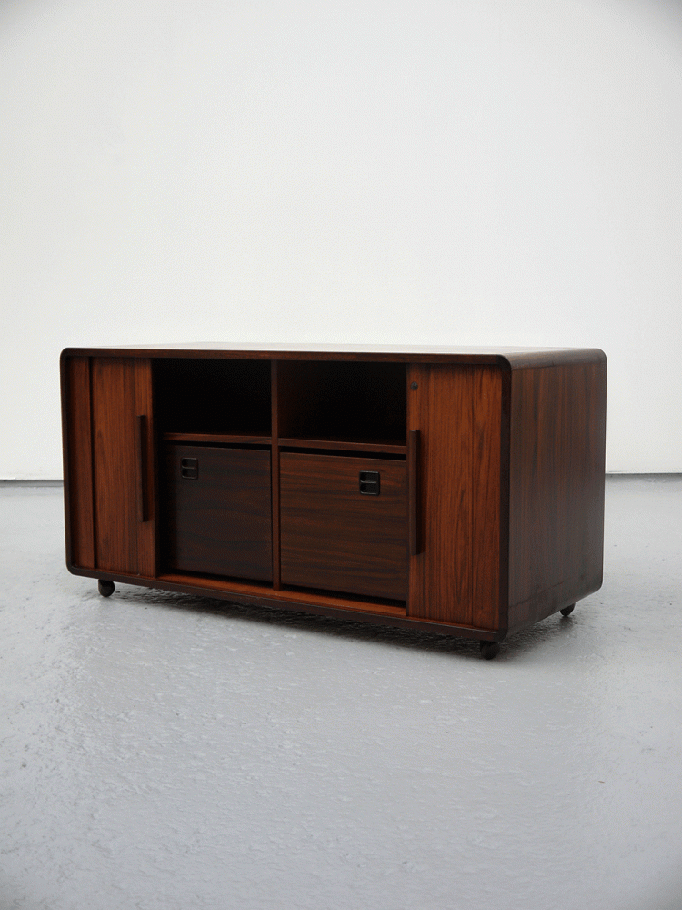 Drylund – Tambour Door Rosewood Cabinet