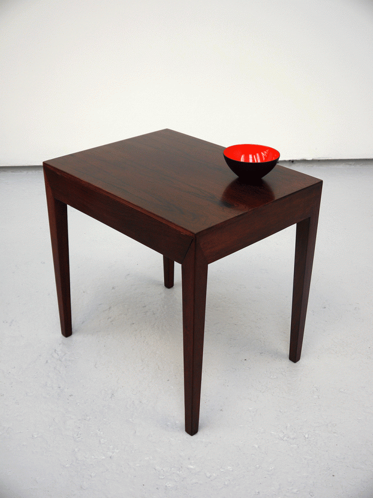 Severin Hansen –  Rosewood Drawer Side Table
