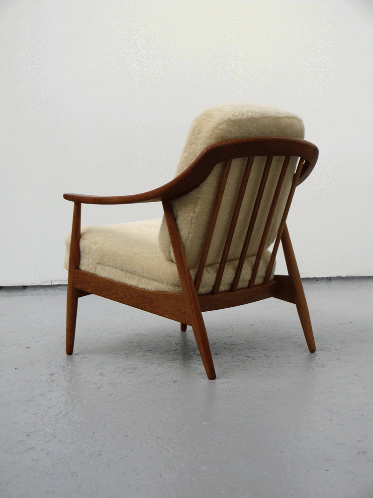 Danish – Sheep Skin Lounge Chair