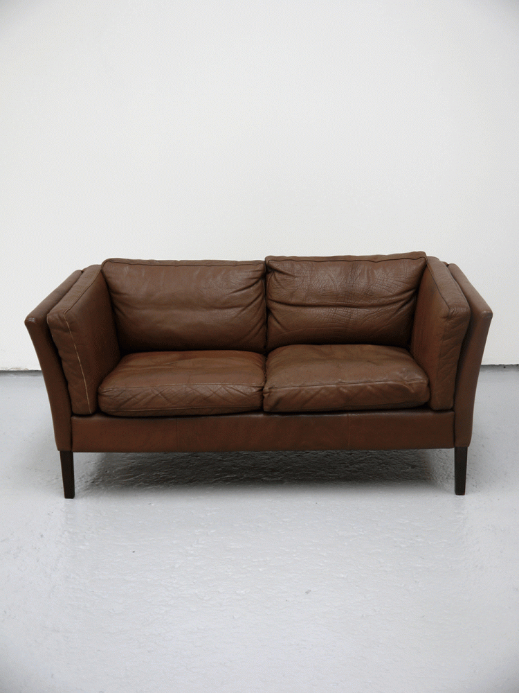 Mogen Hansen – Two Seat Leather Sofa