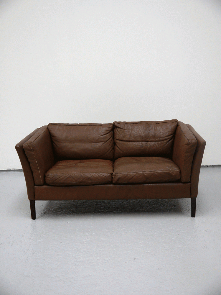 Mogen Hansen – Two Seat Leather Sofa