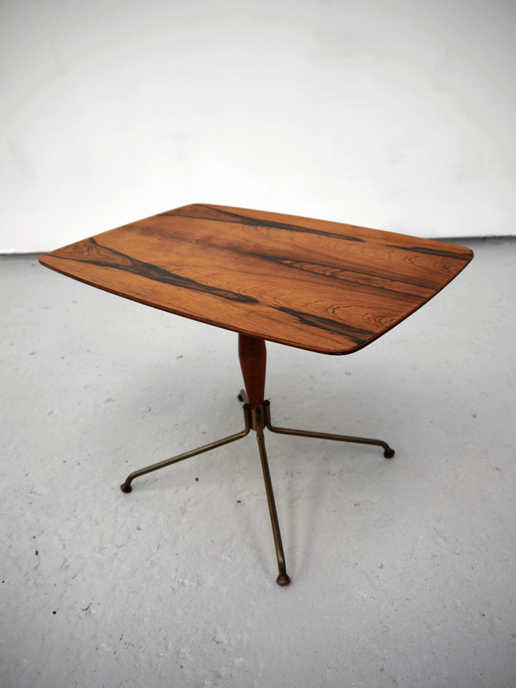 Danish – Rosewood Pedestal Side Table