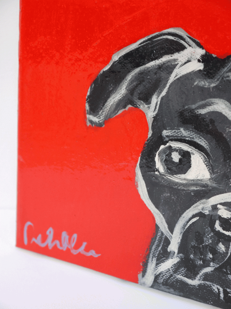 Rob Clarke – Original Acrylic on Canvas titled ‘Pug’
