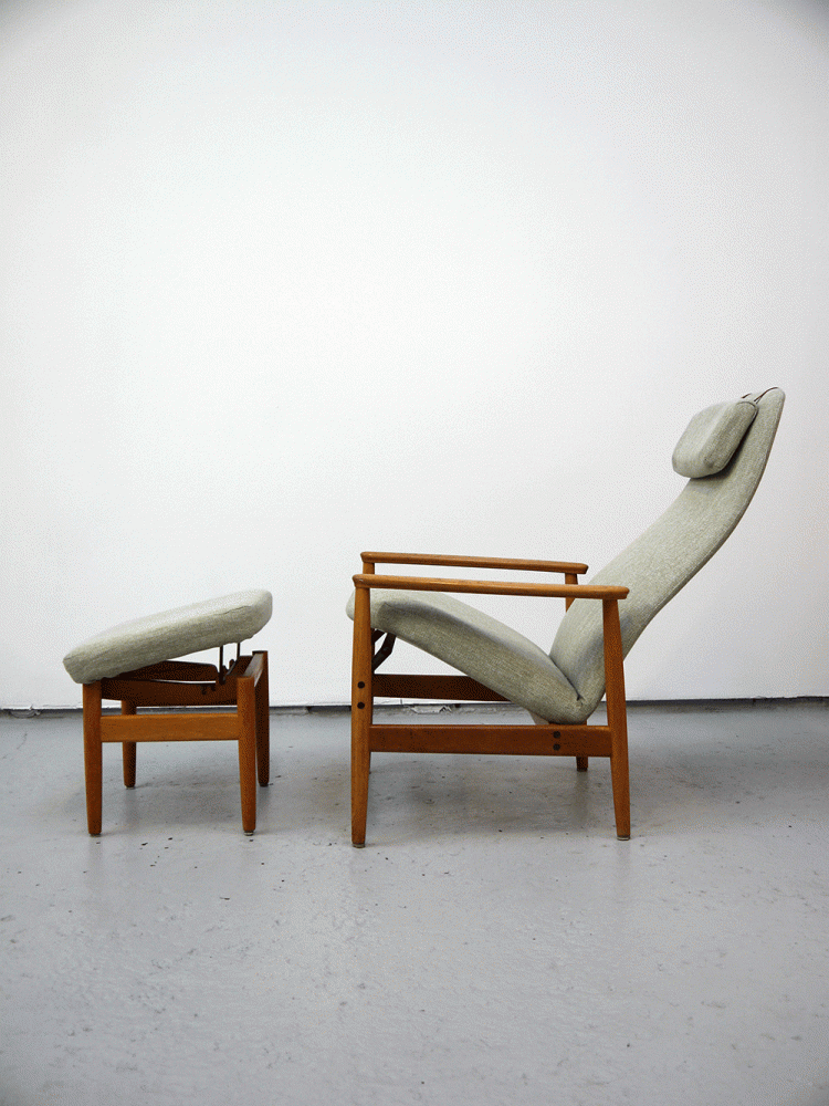 Swedish Reclining Chair and Ottoman two columbia roadtwo columbia road
