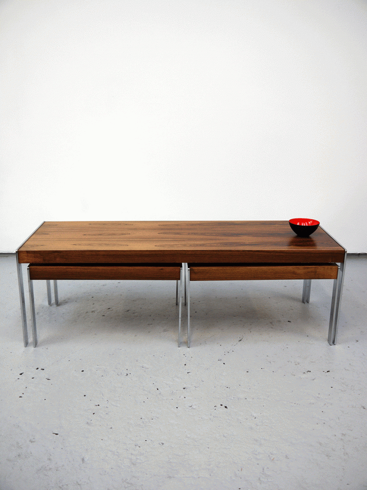 Merrow Associates – Rosewood Nest of Three Tables