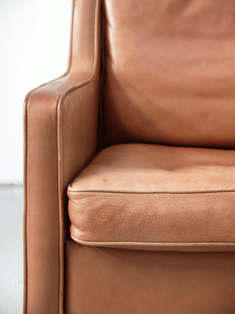Borge Mogensen – Tan Leather Lounge Chairs