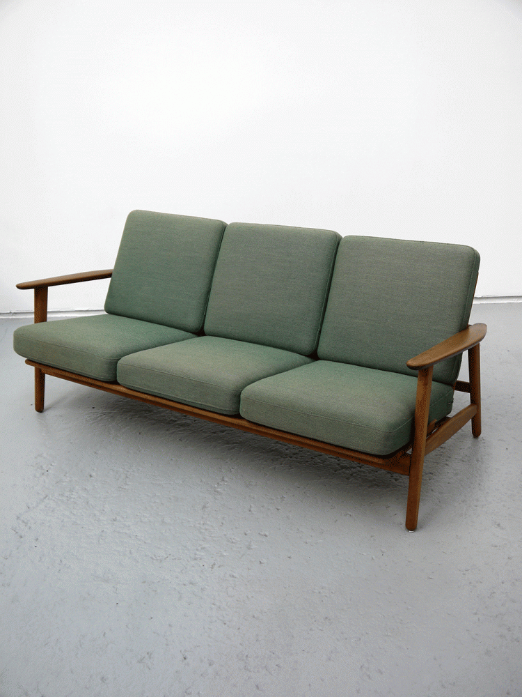 Hans Wegner Style – Three Seat Cigar Sofa