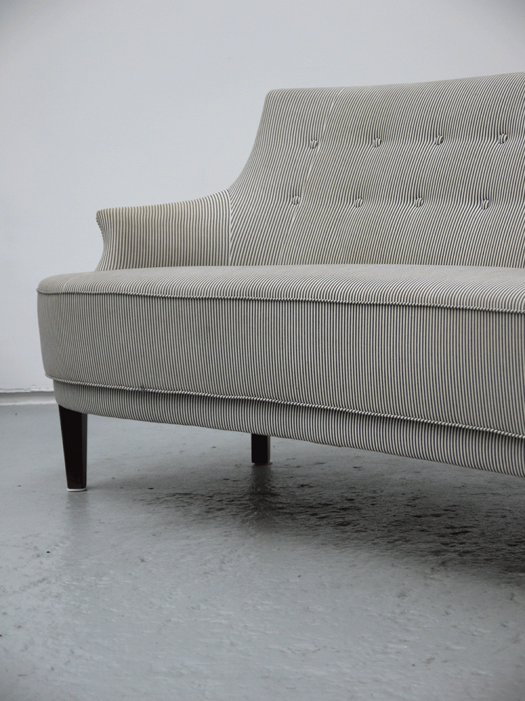 Finn Juhl Style – Sculptured Three Seat Sofa
