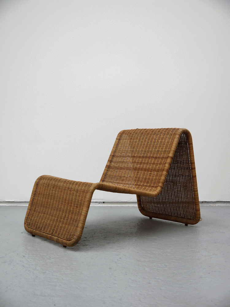 Tito Agnoli – P3 Wicker Lounge Chair