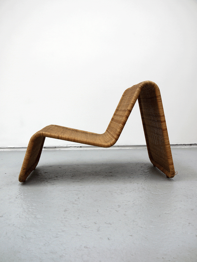 Tito Agnoli – P3 Wicker Lounge Chair