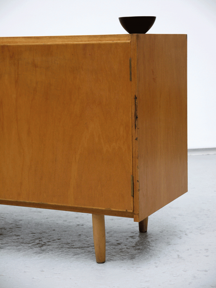 Alvar Aalto Style – Brutalist Birch Sideboard