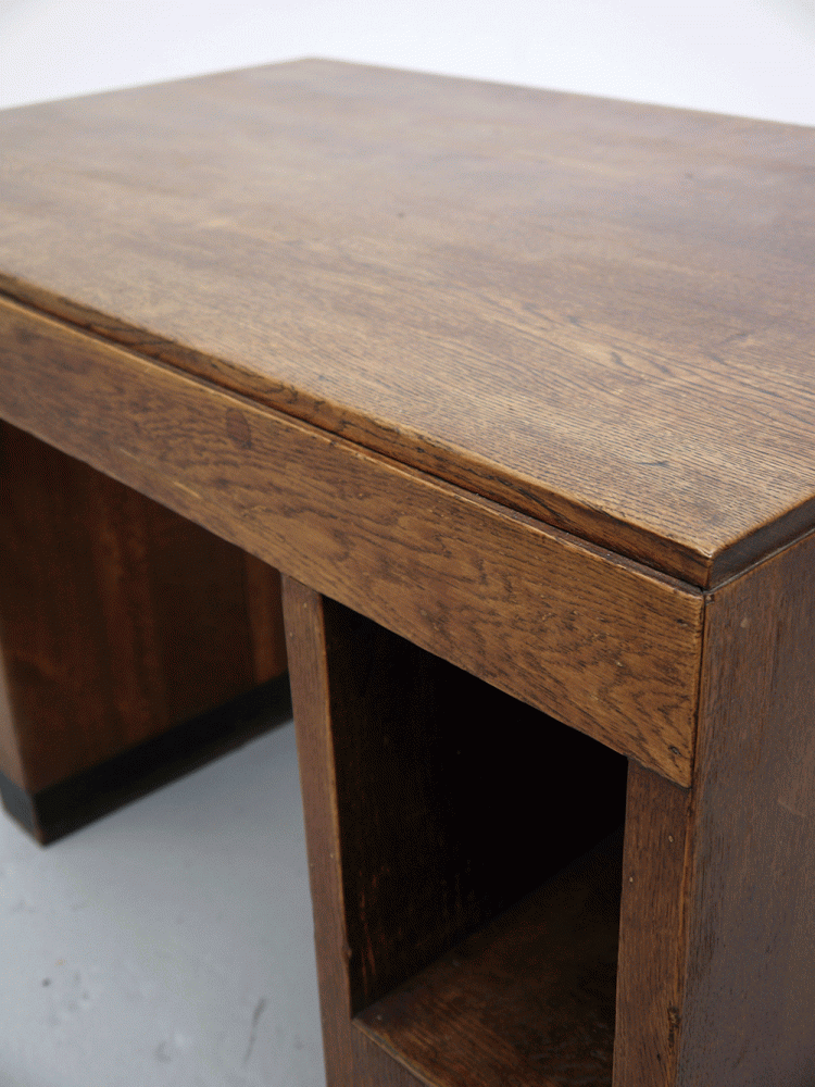 Perriand / Corbusier – Modernist Oak Desk / Dressing Table