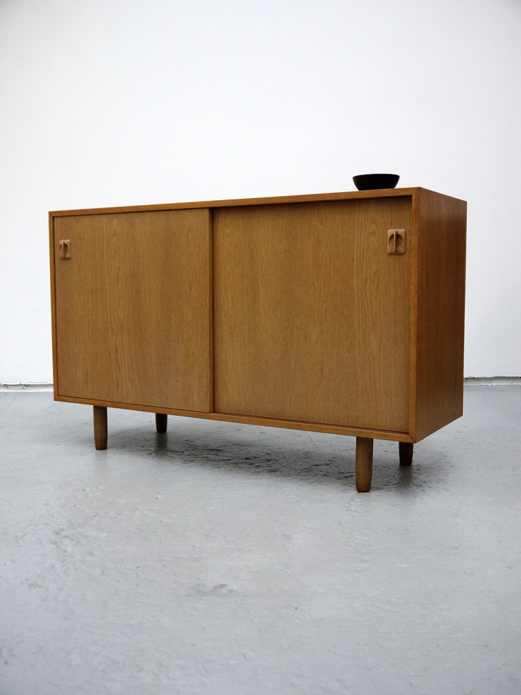 Danish – Two Door Oak Cabinet