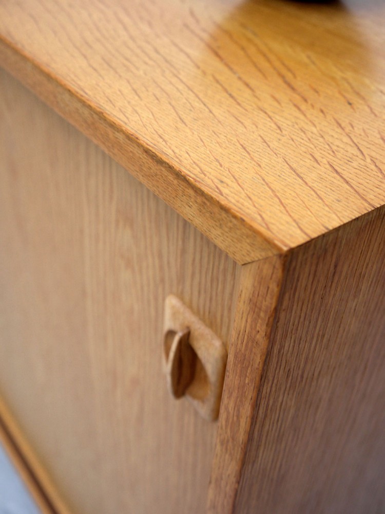Danish – Two Door Oak Cabinet
