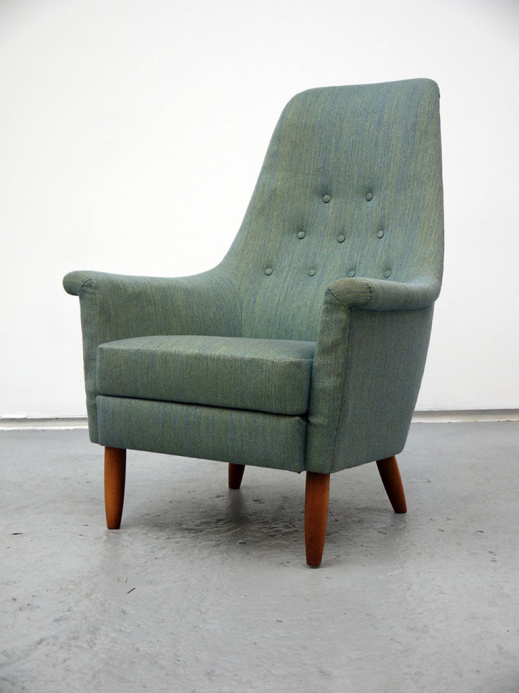 Carl Malmsten – High Back Lounge Chair