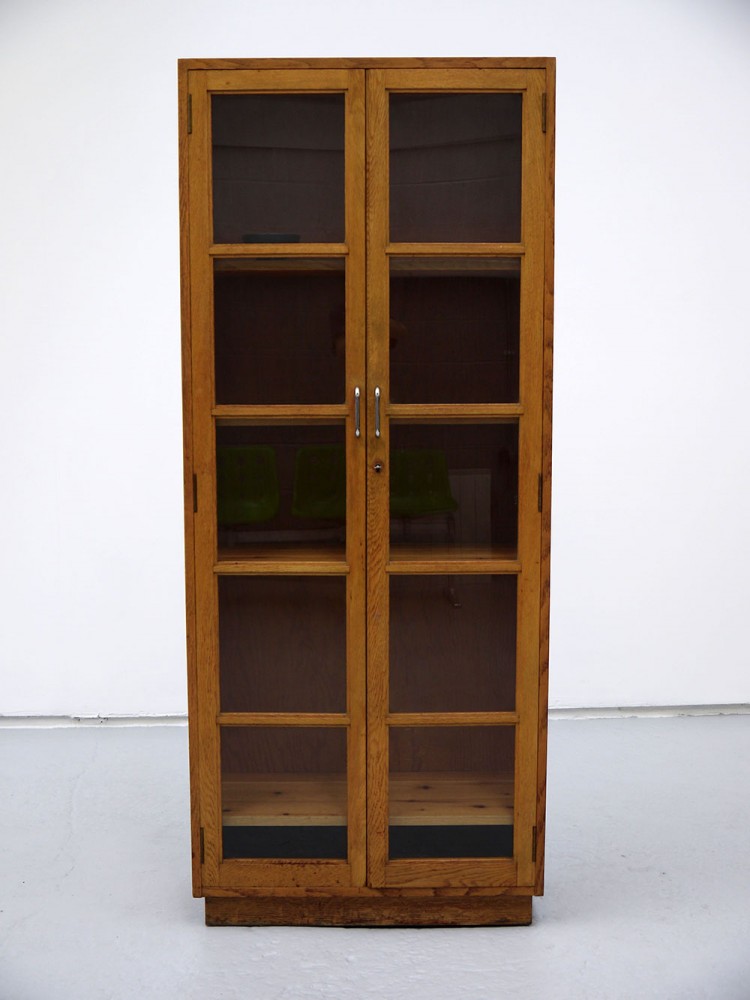 British – Glass Fronted Library Bookcase