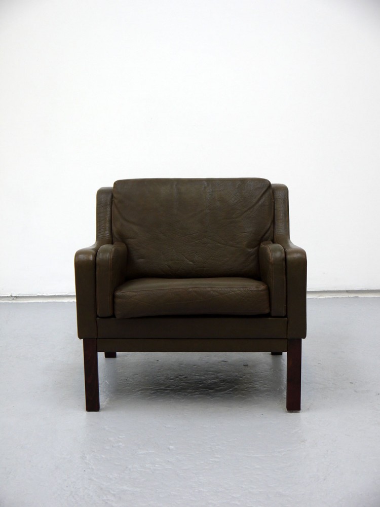 Danish – Leather Lounge Chair