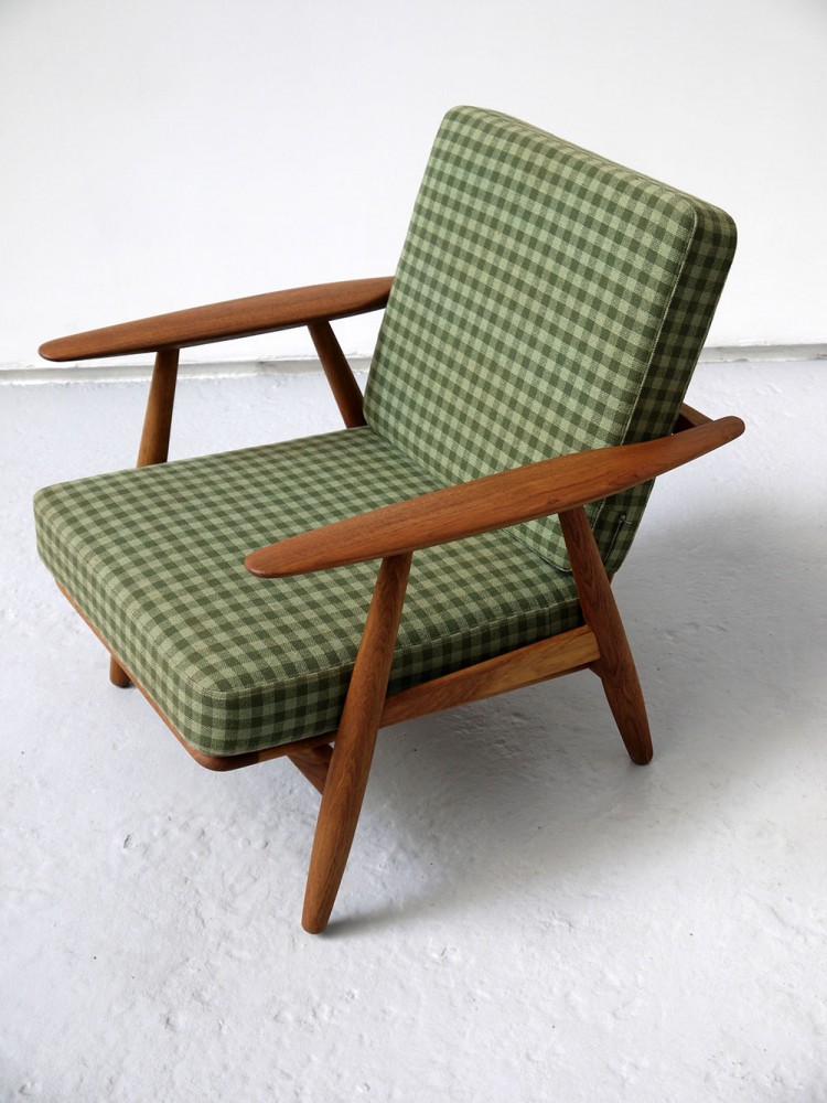 Hans Wegner – All Original Teak and Oak Cigar Chair