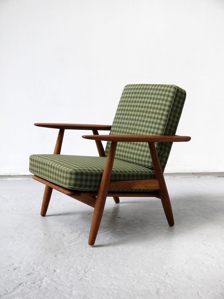 Hans Wegner – All Original Teak and Oak Cigar Chair