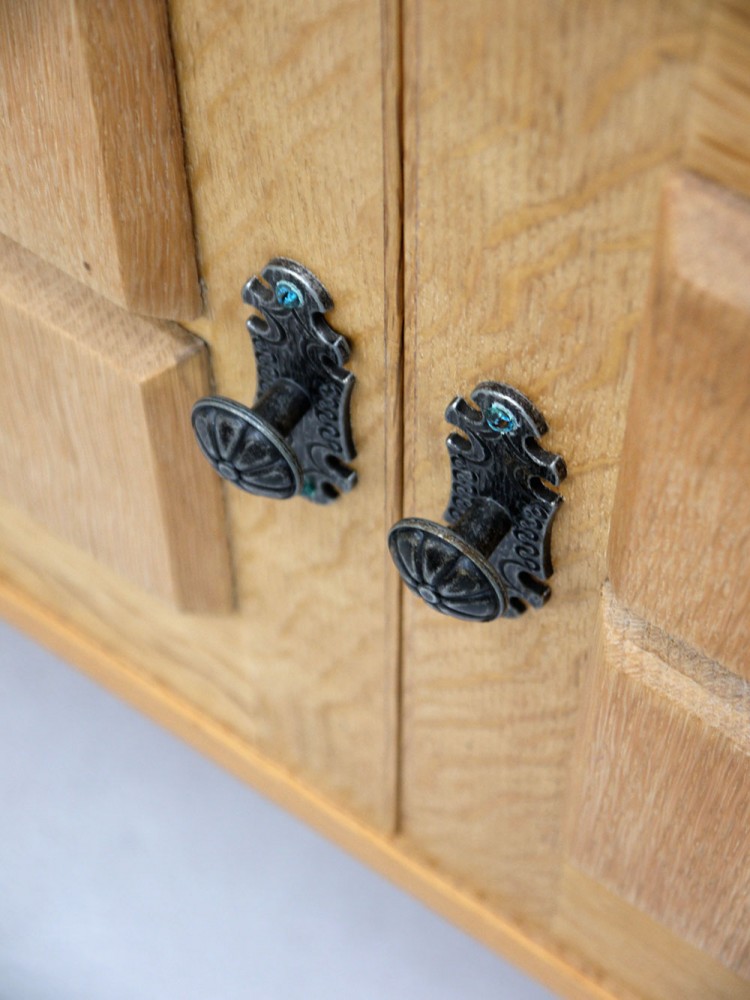 Tjornbo Mobler – Pair of Oak Cabinets