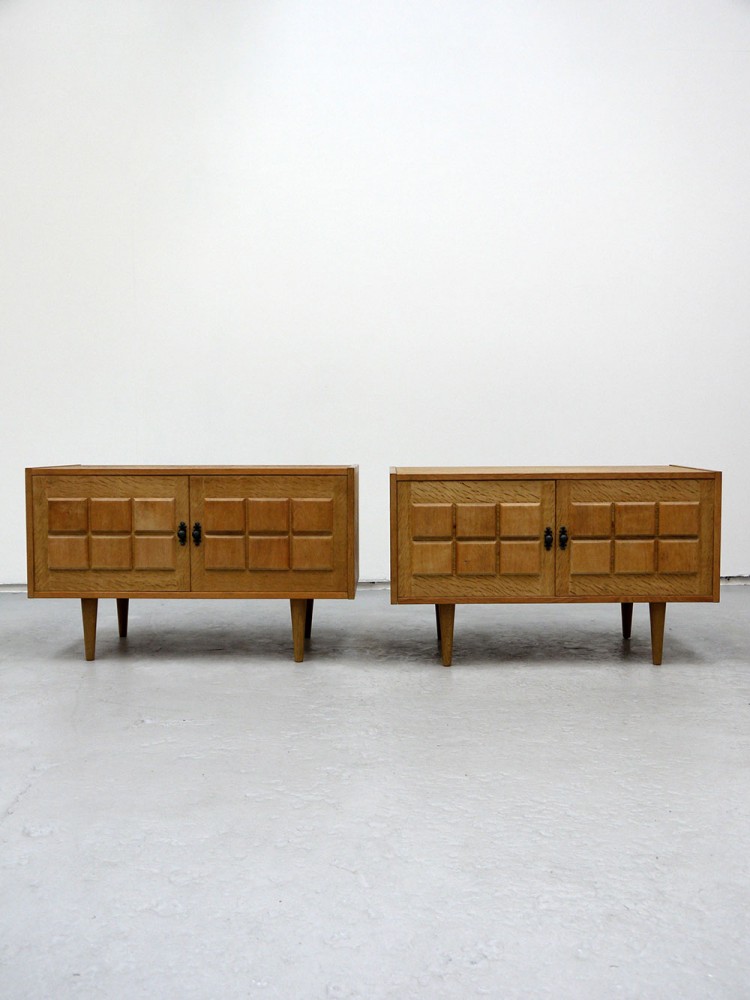 Tjornbo Mobler – Pair of Oak Cabinets
