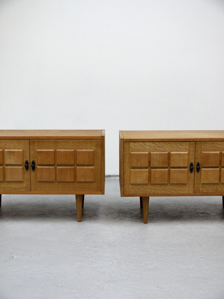 Tjornbo Mobler – Pair of Oak Cabinets