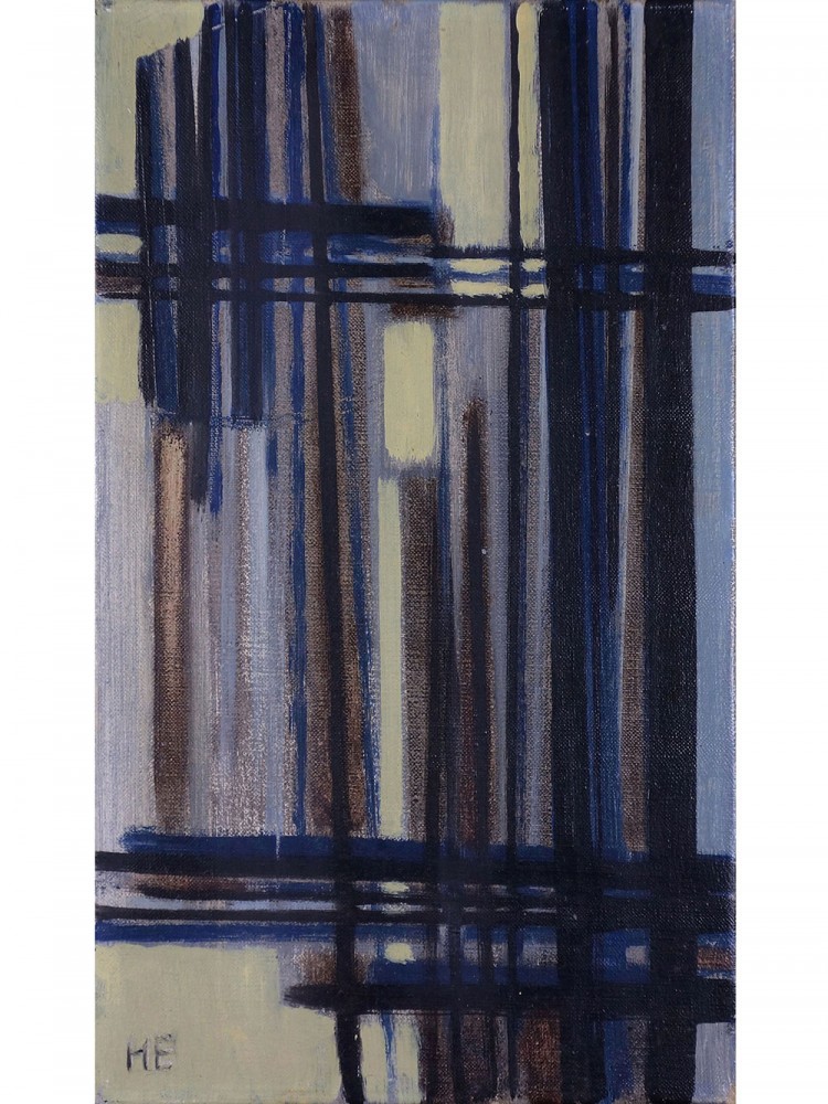 Helge Ernst – Oil on Canvas Untilted Composition